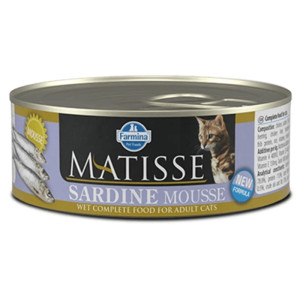 Вологий корм Farmina Matisse Cat Mousse Sardine для дорослих котів, з сардиною, 85 г