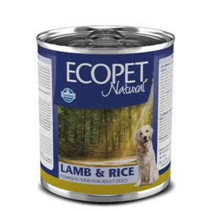Вологий корм Farmina Ecopet Natural Dog Lamb&Rice для собак, з ягням, 300 г