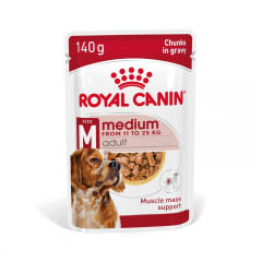 Вологий корм (в соусі) для собак ROYAL CANIN MEDIUM ADULT середніх порід, 140 г