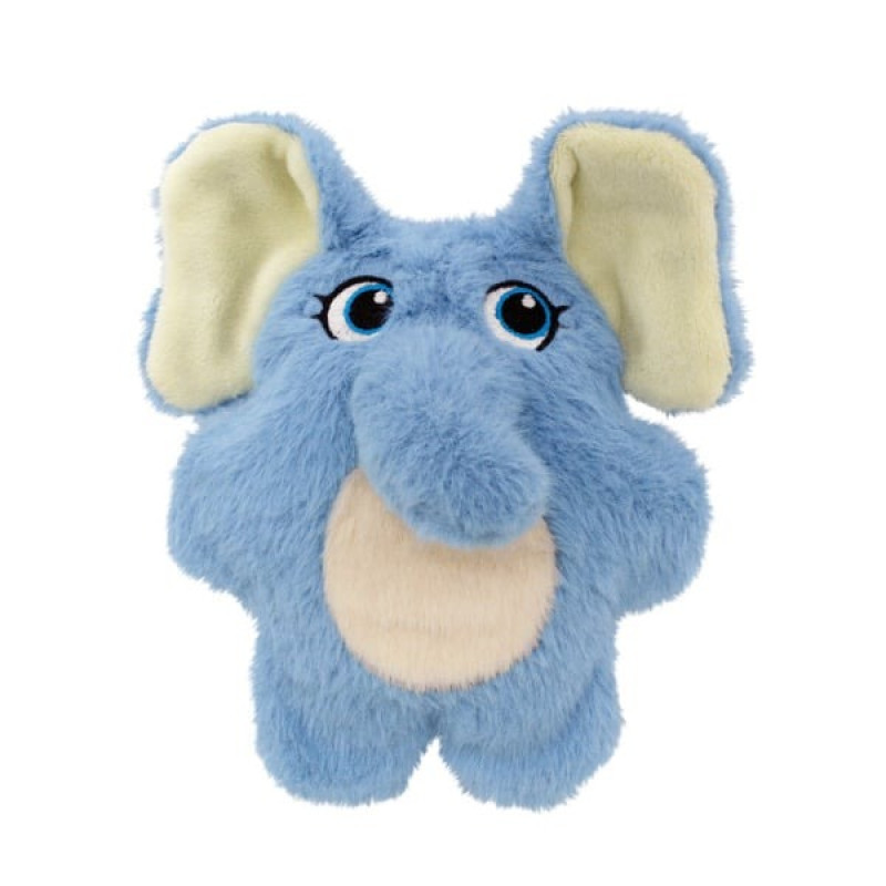 Іграшка м'яка для собак KONG Snuzzles Kiddos Elephant з пискавкою, S