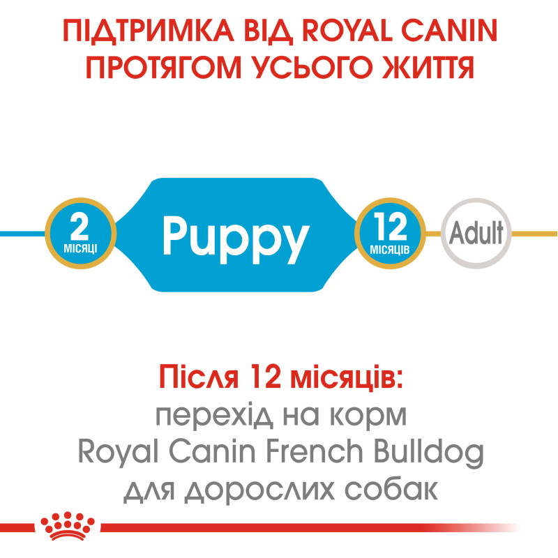 Сухой корм для щенков ROYAL CANIN FRENCH BULL PUPPY породы Французский бульдог, 1 кг