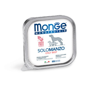 Влажный корм Monge Dog solo 100 beef для взрослых собак, 100 говядина, 150 г