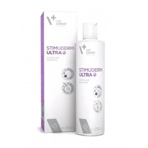Шампунь Vet Expert Stimuderm Ultra Short Hair при выпадении шерсти у короткошерстных собак, 250 мл