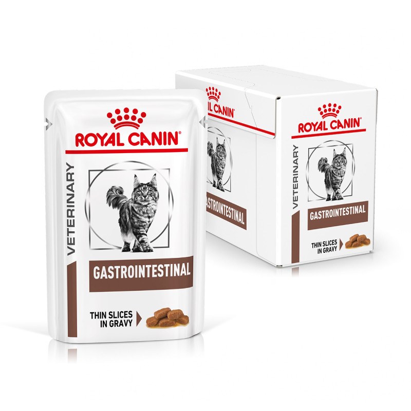 Влaжный кoрм (в сoyсe) для кoтoв ROYAL CANIN GASTROINTESTINAL для пoддeржaния ЖКТ, 85 г