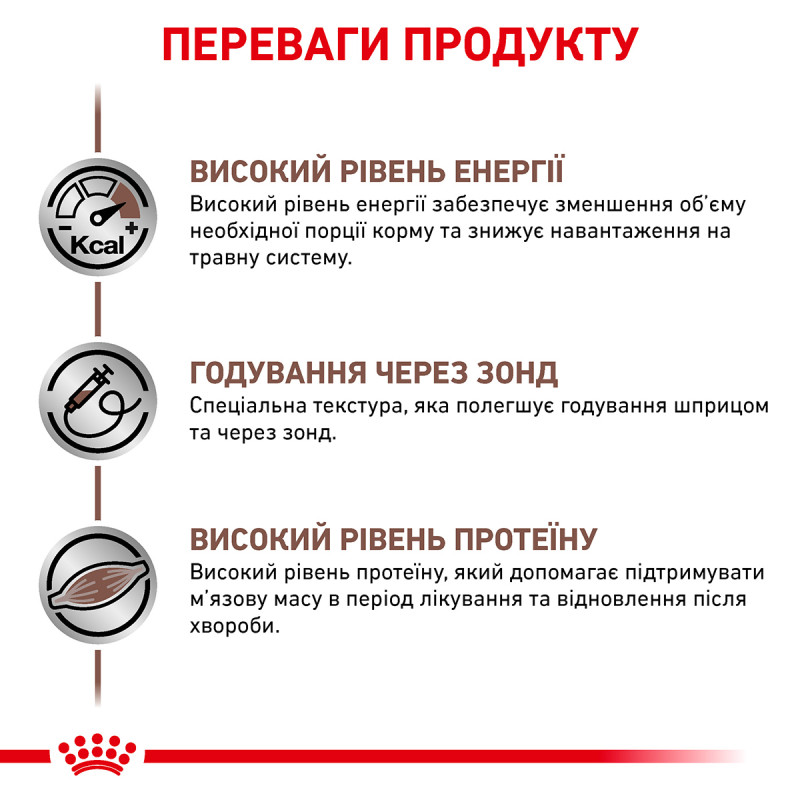 Влажный корм для собак и котов ROYAL CANIN RECOVERY в период восстановления, 195 г