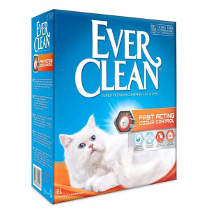 Наповнювач Ever Clean Fast Acting Odour Control Грудкуючий, миттєвий контроль запахів, 6 л