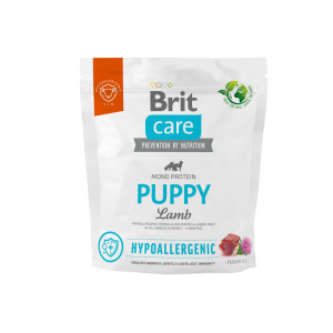 Сухой корм Brit Care Hypoallergenic для щенков всех пород – при нежелательных реакциях, с ягненком, 1 кг