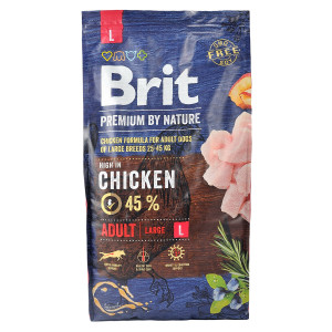 Сухий корм Brit Premium для собак великих порід, з куркою, 8 кг