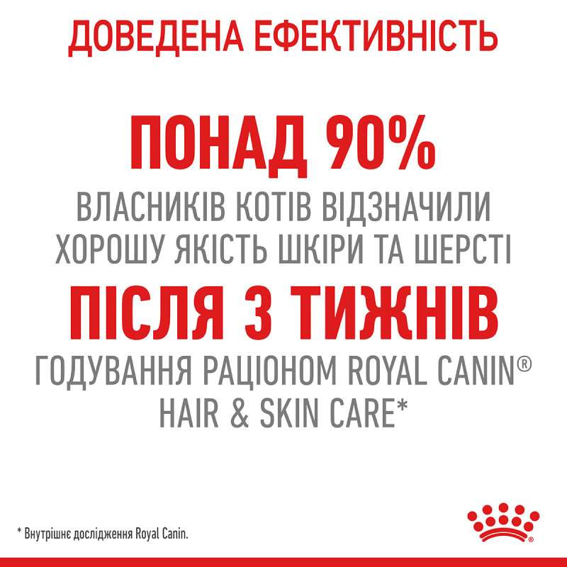 Сухой корм для котов ROYAL CANIN HAIR & SKIN CARE - поддержание здоровья кожи и блеска шерсти, 10 кг