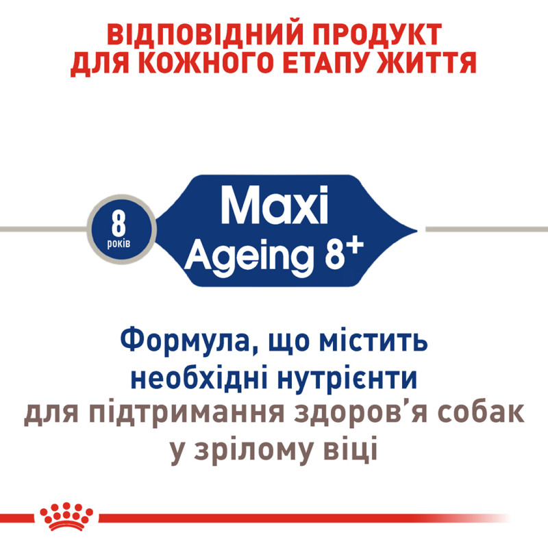 Сухой корм для собак ROYAL CANIN MAXI AGEING 8+ от 8 лет больших пород, 15 кг