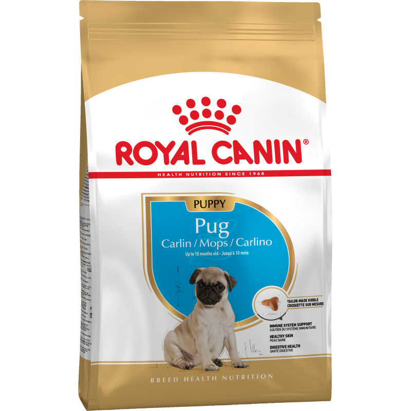 Сухой корм для щенков ROYAL CANIN PUG PUPPY породы Мопс, 1,5 кг