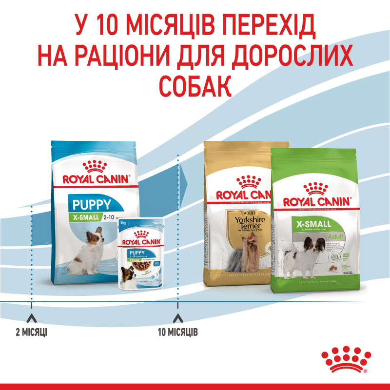 Сухий корм для щенят ROYAL CANIN XSMALL PUPPY мініатюрних порід, 3 кг