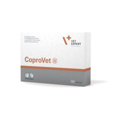 Пищевая добавка Vet Expert CoproVet для кошек и собак для эффективного решения проблемы копрофагии (поедания кала), 30 кап.
