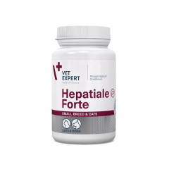 Харчова добавка Vet Expert Hepatiale Forte Small Breed&cats для підтримання та захисту функцій печінки у котів і собак малих порід, 40 капс.