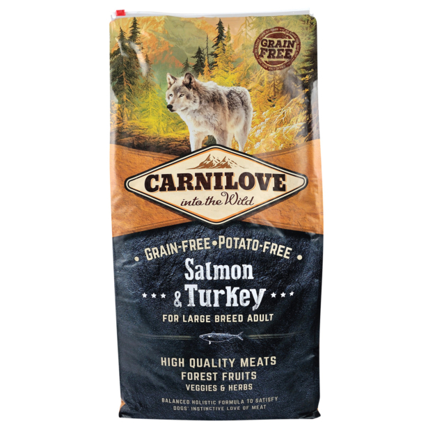 Сухий корм Carnilove Salmon & Turkey for Adult dogs для дорослих собак великих порід