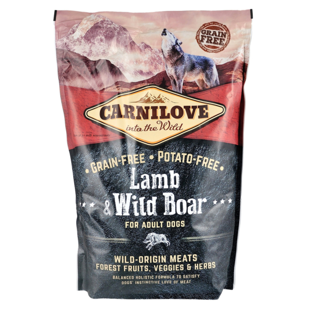 Сухий корм Carnilove Lamb & Wild Boar for Adult dogs для дорослих собак всіх порід