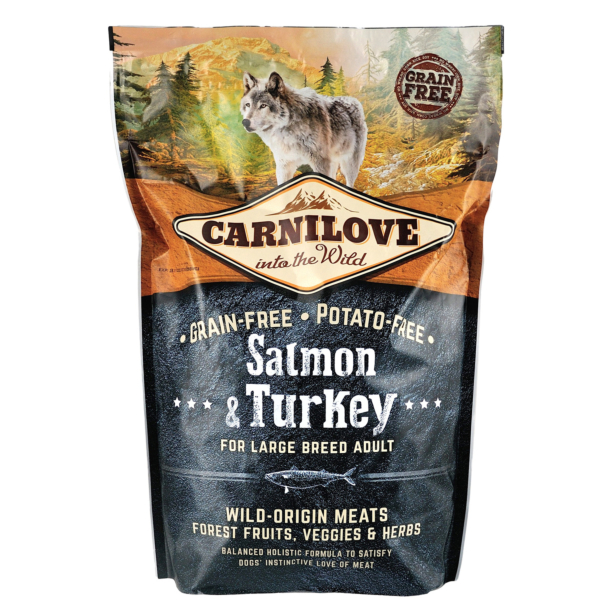 Сухий корм Carnilove Salmon & Turkey for Adult dogs для дорослих собак великих порід