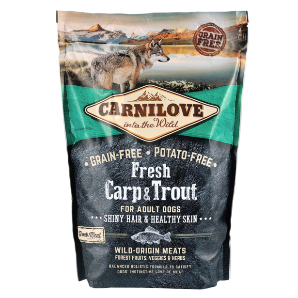 Сухий корм Carnilove Fresh Carp & Trout для дорослих собак всіх порід