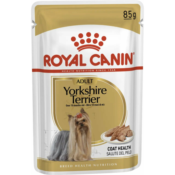 Вологий корм Royal Canin YORKSHIRE ADULT для дорослих собак породи йоркширський тер’єр