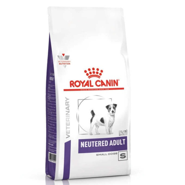 Лікувальна дієта Royal Canin NEUTERED ADULT SMALL DOGS для стерилізованих собак малих порід, схильних до набору зайвої ваги та СКХ