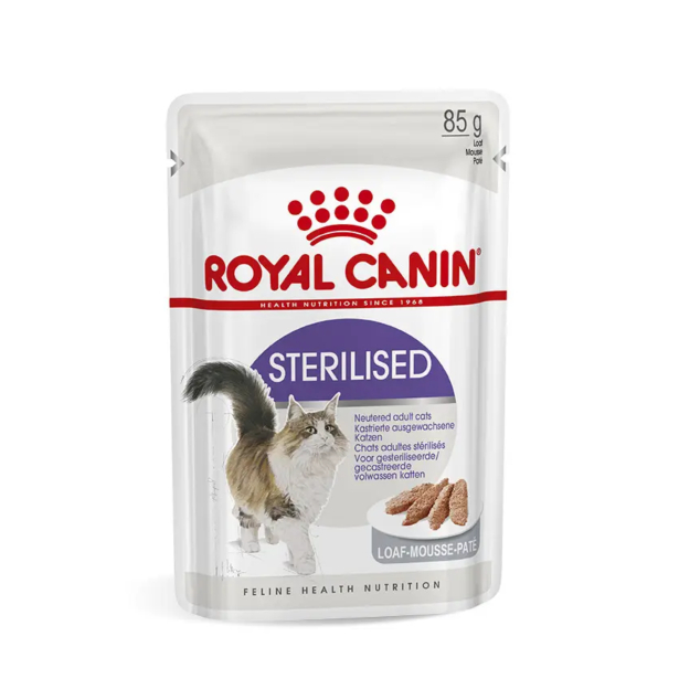 Вологий корм Royal Canin STERILISED LOAF для кастрованих котів та стерилізованих кішок, паштет