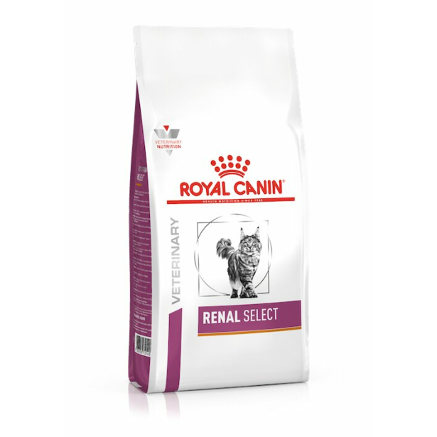 Лікувальна дієта Royal Canin RENAL SELECT CAT для котів для підтримки функції нирок при гострій або хронічній нирковій недостатності