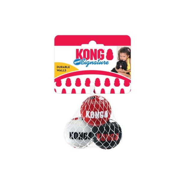 Іграшка для собак KONG Signature Sport Balls спорт м'ячі, 3 шт, XS