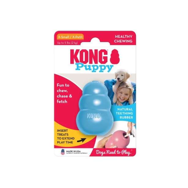 Іграшка KONG Puppy для цуценят XS, з отвором для ласощів