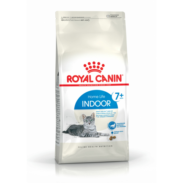 Сухий корм Royal Canin Indoor 7+ для дорослих котів віком, які проживають у приміщенні