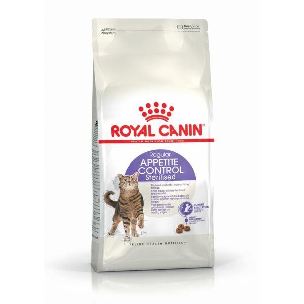 Сухий корм Royal Canin Appetite Control Sterilised для стерилізованих котів, схильних до випрошування корму