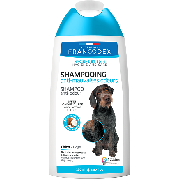Шампунь Laboratorie Francodex Anti-odour Shampoo для собак для усунення неприємного запаху