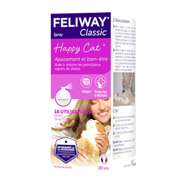 Ceva Feliway Classic Заспокійливий спрей для котів під час транспортування