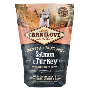 Сухий корм Carnilove Salmon & Turkey for Puppy для цуценят та молодих собак великих порід