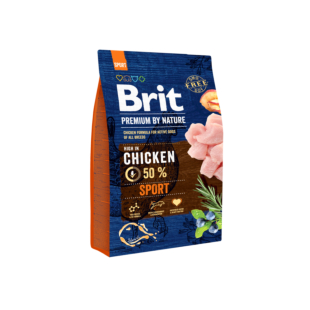 Сухой корм Brit Premium Dog Sport, для активных собак