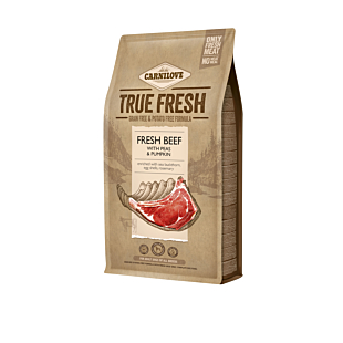 Сухий корм Carnilove True Fresh BEEF for Adult dogs для дорослих собак всіх порід, з горохом та гарбузом