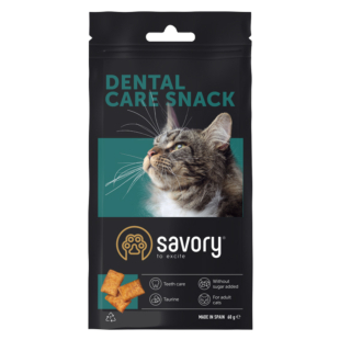 Ласощі Savory Cats Snacks Pillows Dental Care для котів, гігієна зубів