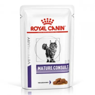 Лікувальна дієта Royal Canin MATURE CONSULT CAT (шматочки у соусі) для котів похилого віку