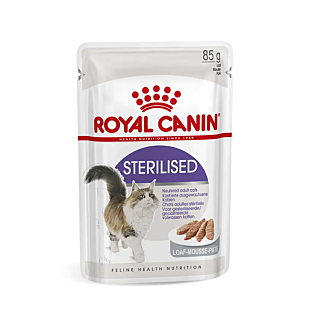 Вологий корм Royal Canin STERILISED LOAF для кастрованих котів та стерилізованих кішок, паштет