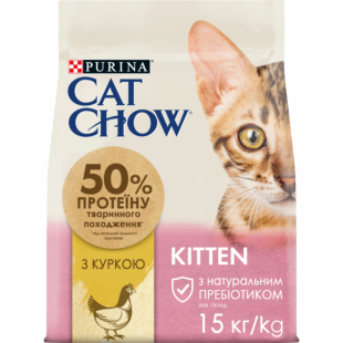 Сухий корм CAT CHOW Kitten кошенятам, з куркою