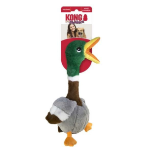 Іграшка для собак KONG Shakers Honkers Duck з пискавкою, L