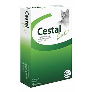 Антигельминтный препарат Ceva Cestal Cat для кошек широкого спектра действия, жевательные таблетки