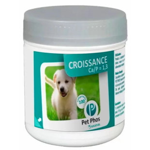 Витамины Pet Phos Croissance Ca/P=1.3 для собак, 100 таб