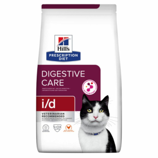 Ветеринарная диета Hill’s Prescription Diet i/d для кошек, уход за пищеварением, с курицей