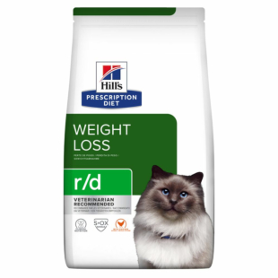 Ветеринарна дієта Hill’s Prescription Diet r/d для котів, зниження ваги, з куркою