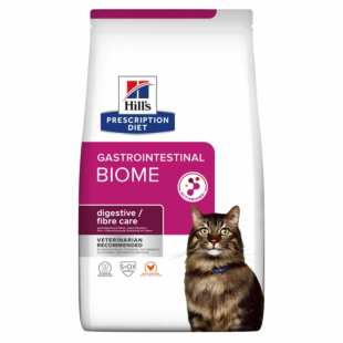 Ветеринарна дієта Hill’s Prescription Diet Gastrointestinal Biome для котів, при захворюваннях шлунково-кишкового тракту, з куркою