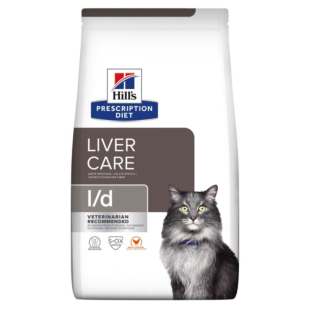 Ветеринарная диета Hill’s Prescription Diet l/d для кошек, поддержание функции печени, с курицей