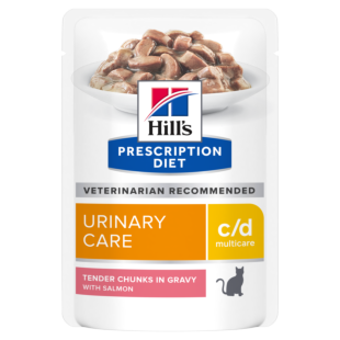 Ветеринарна дієта Hill’s Prescription Diet c/d,  для котів, догляд за сечовидільною системою, з лососем