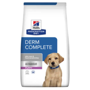 Ветеринарная диета Hill's Prescription Diet Derm Complete для собак, при пищевой аллергии и атопическом дерматите, с рисом и яйцом