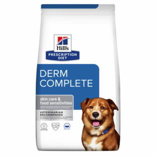 Ветеринарная диета Hill’s Prescription Diet Derm Complete для собак, при пищевой аллергии и атопическом дерматите