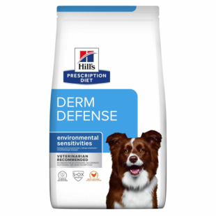 Ветеринарна дієта Hill’s Prescription Diet Derm Defense для собак, при атопічному дерматиті у собак, з куркою